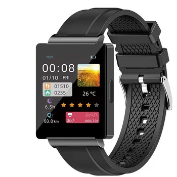2023 KS01 Intelligens Karóra az NFC Access Control Zene Férfiak, Nők, Fitnesz pulzusszám Vércukorszint testhőmérséklet Smartwatch A Xiaomi