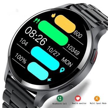 2023 Új Bluetooth Hívás Intelligens Karóra Férfi Pulzusmérő Vér Oxigén Monitor Egészségügyi Órák Nők 100+Sport Mód Smartwatch A Férfiak