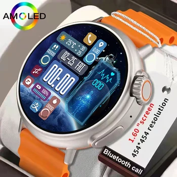 2023 Új BT Hívás NFC Smart Óra Férfiak Teljes érintőképernyő pulzusmérő Fitness Karóra Smartwatch Android IOS Nők, Férfiak