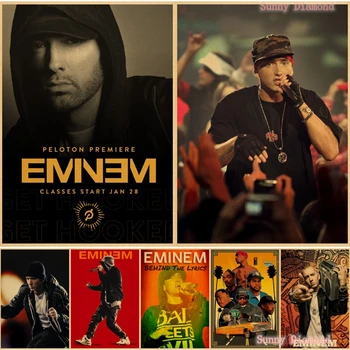 Eminem 5D Diy Gyémánt Art Festmény, Hip-Hop, Rap, Isten Szuper Rapper, Zenei Csillag keresztszemes Készletek Gyakorlat Poszter lakberendezés Cuadros