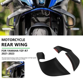 Fix Szél Szárnya a Yamaha YZF-R7 YZF R7 R 7 2021 2022 2023 Motorkerékpár Aerodinamikai pontokra lehet felszerelni Szélvédő Spoiler YZFR7 Tartozékok