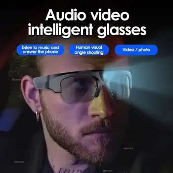 Okos Szemüveg TWS Vezeték nélküli Bluetooth-Szemüveg vízálló Videó Felvétel Sport szabadtéri lovaglás Hívás Mini 2K HD Kamera Napszemüveg