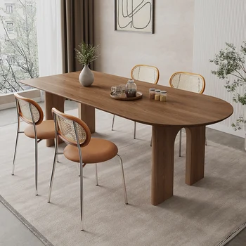 Vízálló Északi Étkező Asztal Fa Luxus Pihentető Reggeli Táblázat Írás Design Fennsík Pegables Portatil Otthon Bútor