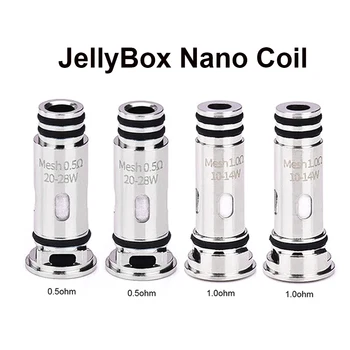 2/3/5db Jellybox Nano X Tekercs 0.5 ohm 1.0 ohm Háló Tekercsek a Jellybox Nano-X Air-X/ Z/F Hüvely Patron