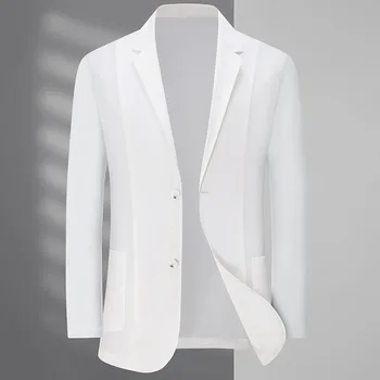 6374-2023 új koreai trendi üzleti szabadidő szakmai kabát férfi fény luxus Yinglun stílusú ruha