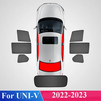 A Changan UNI-V UNI V 2022 2023 Tartozékok Autó Napernyő UV, Hő Védelem Fedezze Függöny Háló Oldalsó Ablak Sunshield Napellenző