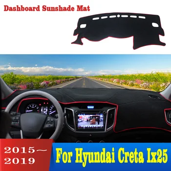 A Hyundai Creta Ix25 2015 2016 2017 2018 2019 Autó Műszerfal Pad Hangszer Platform Borító Szőnyegek Nap Árnyékban Dash Matrac Csúszásmentes