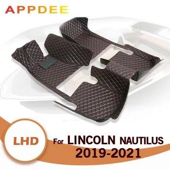 Autó Szőnyeg Lincoln Nautilus 2019 2020 2021 Egyéni Auto Láb Párna Autó Szőnyeg Fedél Belső Kiegészítők