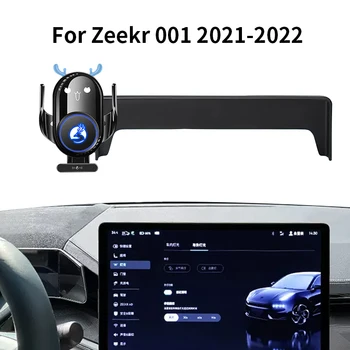 Autós Telefon tartó Zeekr 001 2021-2022 képernyő navigációs tartó mágneses új energia vezeték nélküli töltés rack 20W
