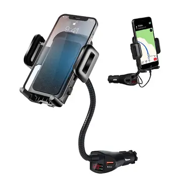 Autós Töltő Telefon Tartót 3-in-1 Supportor A Feszültség Érzékelő Járművek Tabacco Könnyebb Az 1.6-3.4 inch Széles Telefonok Böjt