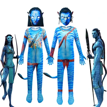 Avatar 2, Ahogy a Víz Neytiri Cosplay Anime Halloween Jelmezek Gyerekeknek Zentai Fantasia Overált Álruhában Farsangi Ruha