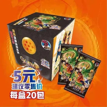 Bandai Anime Perifériás Dragon Ball Kártya Valódi Saiyan Gyűjtemény Deluxe Edition Goku Rajzfilm Játék Gyűjtemény Kártya Nagykereskedelmi