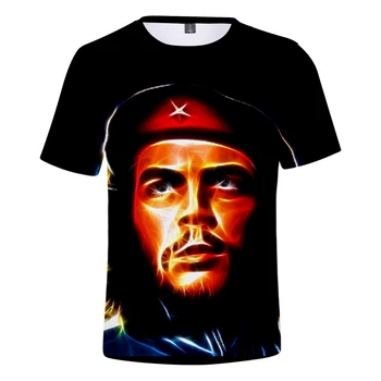 Che Guevara Hős 3D-s Póló Férfiak, Nők, Magas Minőség, Rövid Ujjú póló Divat Harajuku Tshirt Cosplay Jelmez Férfi Ruházat