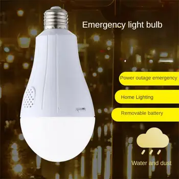 E27 5w 7W 9W Led-es Sürgősségi Fény LED Smart Izzó Újratölthető Akkumulátor, Lámpa, Világítás, Kültéri Világítás Bombillas