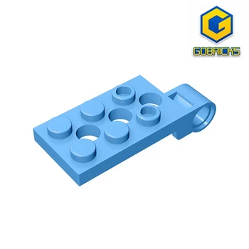 Gobricks GDS-853 Zsanér Lemez 2 x 4 Pin Hole, 3 Lyuk - Top kompatibilis a lego 98286 darab gyermekek DIY