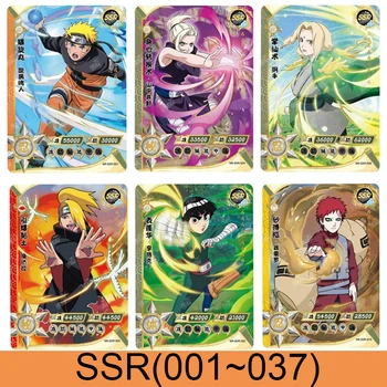 KAYOU Naruto SSR Kártyák Anime Adatok Deidara Uchiha Sasuke Hatake Kakashi Rock Lee Jiraiya Temari Sasori SSR Gyűjtemény Kártyák