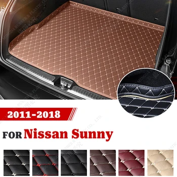 Kocsi Csomagtartójában Mat Nissan Sunny 2011 2012 2013 2014 2015 2016 2017 2018 Egyéni Autós Tartozékok Automatikus Belső Dekoráció