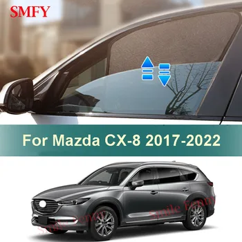 Mágneses Autó Napernyő, A Mazda CX-8 CX8 2017-2022 Egyedi Autó Oldalsó Ablak napvédő Fedezze Hőszigetelő Függöny Háló