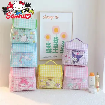Sanrio Dallam Kuromi Hello Kitty Cinnamoroll Pochacco Japán Táska Hordozható Kozmetikai Tároló Táska Kézitáska Ház Típus Táska