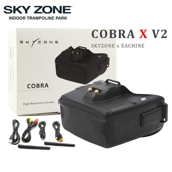 SKYZONE Kobra X V2 1280x720 5.8 G 48CH Steadyview RapidMix Vevő a Fejét Tracker DVR FPV Szemüveg Videó Szemüveg RC Drón