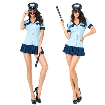 Szexi Rendőrnő Jelmez Felnőtt Halloween Rendőr Cosplay Jelmez Egységes Karnevál Fantasia Rendőrnő Ruha
