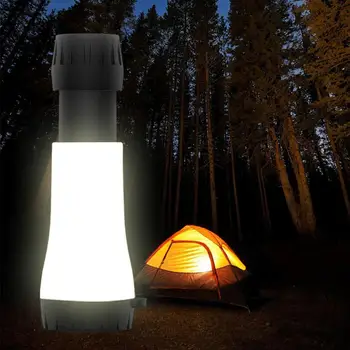 Sátor Fény Magas Fényerő Szabályozható Vízálló, Rugalmas Megvilágítás USB Töltés Kézi BBQ Kemping Lámpa Kültéri Kemping