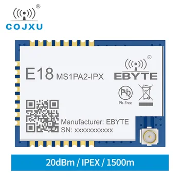 ZigBee CC2530 Modul 2,4 GHz-es Háló Hálózat cojxu E18-MS1PA2-IPX 20dBm PA LNA 2.4 G Sok SMD IPEX SoC Vezeték nélküli Adó-vevő Modul